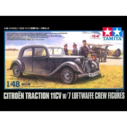 Tamiya Citroen Traction 11CV W/7 Luftwaffe Crew Figures 89731
