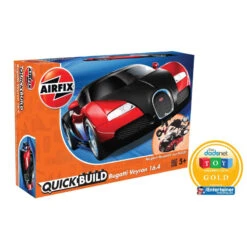 Airfix QUICKBUILD Bugatti 16.4 Veyron Black/red -J6020