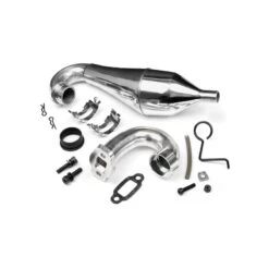 HPI Racing Aluminium Tunded Pipe W/HD Steel Header -87401