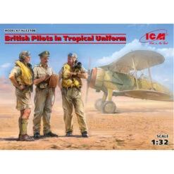 ICM British Pilots In Tropical Uniform 1933-43 -32106