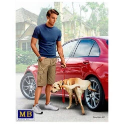 What He Really Thinks Of Your Car. Bart And Radley (dog) -MB24049