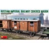 MiniArt RUSSIAN IMPERIAL RAILWAY COVERED WAGON -39002