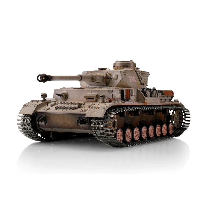 RC Pro-Edition PzKpfw IV Ausf. G Div. LAH Kharkov 1943 Winter Tank Metal Edition IR Geleverd In Luxe Houten Krat -1110385904 4 RC Pro-Edition PzKpfw IV Ausf. G Div. LAH Kharkov 1943 Winter Tank Metal Edition IR Geleverd In Luxe Houten Krat -1110385904 - Afbeelding 2
