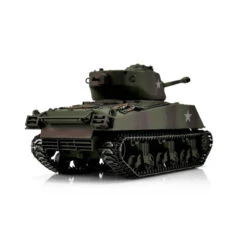 RC Pro-Edition Sherman M4A3 76mm Tarn Tank Metal Edition BB Geleverd In Luxe Houten Krat -1114213060