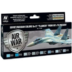 Model Air Paint Set - Soviet/Russian Colors Su-27 "Flanker" From 80's To Present -71602