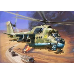 Zvezda Soviet Attack Helicopter MI-24P -7315